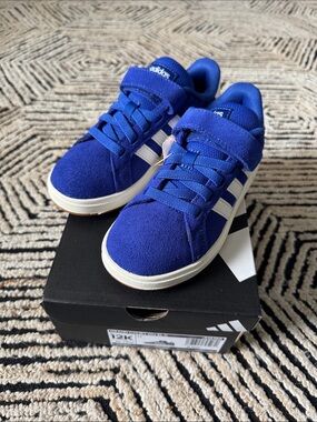 adidas Grand Court 00s EL C Suede Sneakers, size kids 12